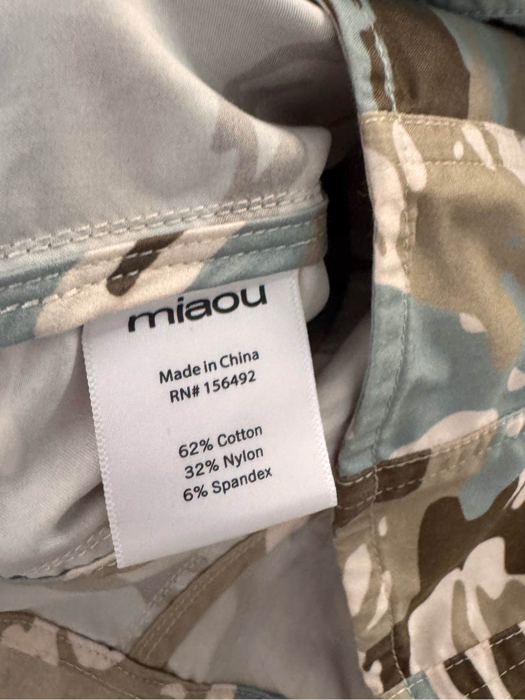 Miaou Devon Camouflage Corset Top Size Small — image 6 of 8
